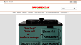 What E4element.co.uk website looked like in 2020 (4 years ago)