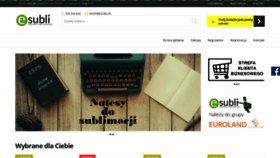What Esubli.pl website looked like in 2020 (4 years ago)