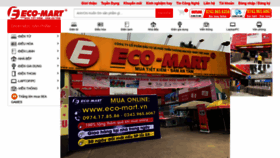 What Eco-mart.vn website looked like in 2020 (4 years ago)
