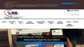 What Ekrs.pl website looked like in 2020 (4 years ago)