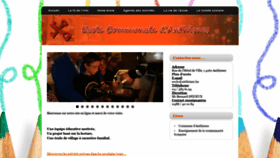 What Ecoleanthisnes.be website looked like in 2020 (4 years ago)