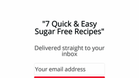 What Easy-sugar-free-recipes.com website looked like in 2020 (4 years ago)