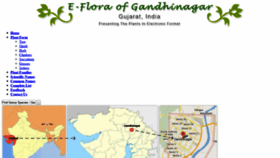 What Efloraofgandhinagar.in website looked like in 2020 (4 years ago)