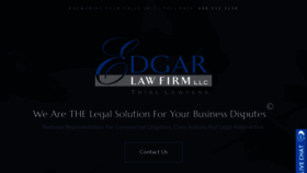 What Edgarlawfirm.com website looked like in 2020 (4 years ago)