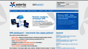 What Esteria.lv website looked like in 2020 (5 years ago)