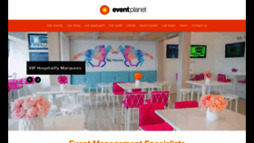 What Eventplanet.com.au website looked like in 2020 (4 years ago)