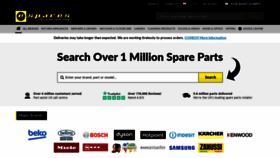 What Espares.co.uk website looked like in 2020 (4 years ago)