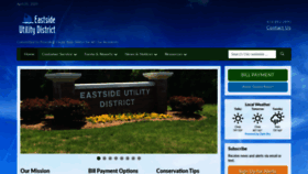 What Eastsideutility.com website looked like in 2020 (4 years ago)