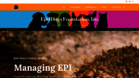 What Epi4dogs.com website looked like in 2020 (4 years ago)