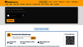 What Expedia.com.my website looked like in 2020 (4 years ago)