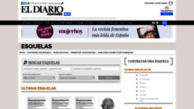 What Esquelas.eldiariomontanes.es website looked like in 2020 (4 years ago)