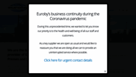What Euroby.com website looked like in 2020 (4 years ago)