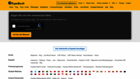 What Expedia.ch website looked like in 2020 (4 years ago)