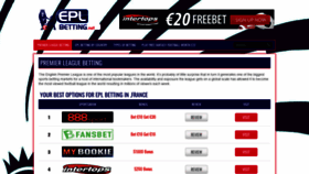 What Eplbetting.net website looked like in 2020 (4 years ago)