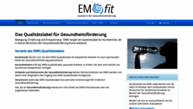 What Emfit.ch website looked like in 2020 (4 years ago)