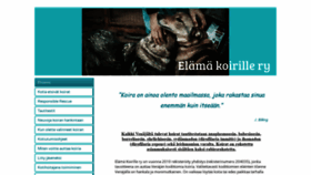 What Elamakoirille.fi website looked like in 2020 (4 years ago)