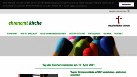 What Ehrenamt-kirche.de website looked like in 2020 (4 years ago)