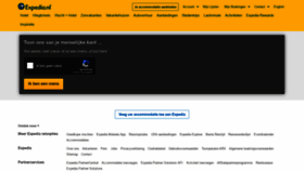 What Expedia.nl website looked like in 2020 (5 years ago)