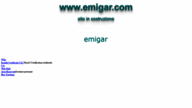 What Emigar.com website looked like in 2020 (4 years ago)