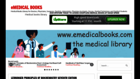 What Emedicalbooks.com website looked like in 2020 (4 years ago)