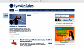 What Eyesonsales.com website looked like in 2020 (4 years ago)