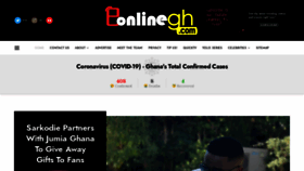 What Eonlineghana.com website looked like in 2020 (4 years ago)