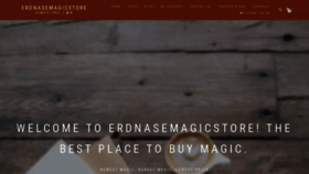 What Erdnasemagicstore.io website looked like in 2020 (4 years ago)
