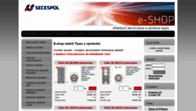 What Esecespol.cz website looked like in 2020 (4 years ago)