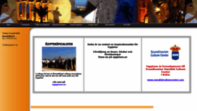 What Egyptenspecialisten.se website looked like in 2020 (4 years ago)