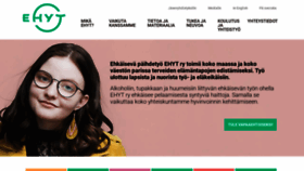 What Ehyt.fi website looked like in 2020 (4 years ago)