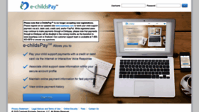 What E-childspay.com website looked like in 2020 (4 years ago)
