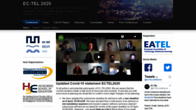 What Ec-tel.eu website looked like in 2020 (4 years ago)