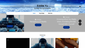 What Eddieyu.co.uk website looked like in 2020 (4 years ago)