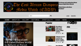 What Eadm.news website looked like in 2020 (4 years ago)