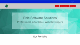 What Ebicsoft.com website looked like in 2020 (4 years ago)