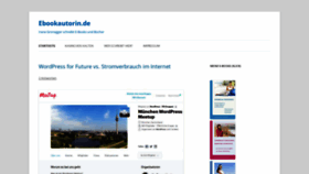 What Ebookautorin.de website looked like in 2020 (4 years ago)