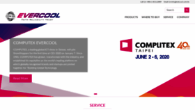 What Evercool.com.tw website looked like in 2020 (4 years ago)