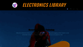 What Electronicslibrary.org website looked like in 2020 (4 years ago)
