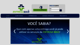 What Entregamais.com.br website looked like in 2020 (5 years ago)
