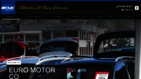 What Euromotorco.co.uk website looked like in 2020 (4 years ago)