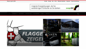 What Energierundschau.ch website looked like in 2020 (4 years ago)