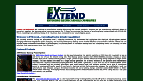 What Evextend.com website looked like in 2020 (4 years ago)