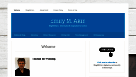What Emilyakin.com website looked like in 2020 (4 years ago)