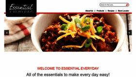 What Essentialeveryday.com website looked like in 2020 (4 years ago)