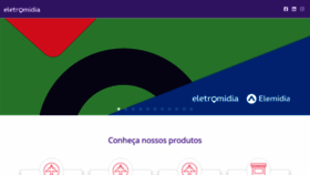 What Eletromidia.com.br website looked like in 2020 (4 years ago)