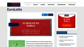 What Euro-lotto-norge.com website looked like in 2020 (4 years ago)