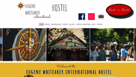 What Eugenehostel.org website looked like in 2020 (4 years ago)