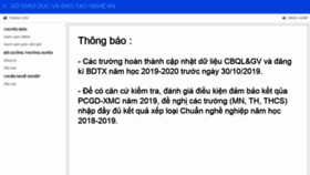 What Esqm.nghean.edu.vn website looked like in 2020 (4 years ago)
