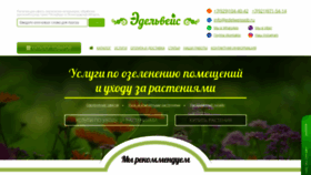 What Edelweisspb.ru website looked like in 2020 (4 years ago)