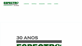 What Espectroengenharia.com.br website looked like in 2020 (4 years ago)
